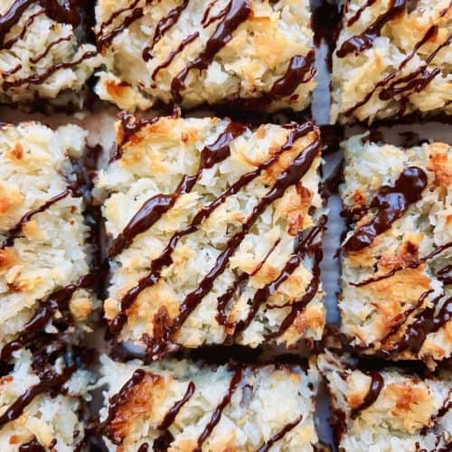 macaroon brownies